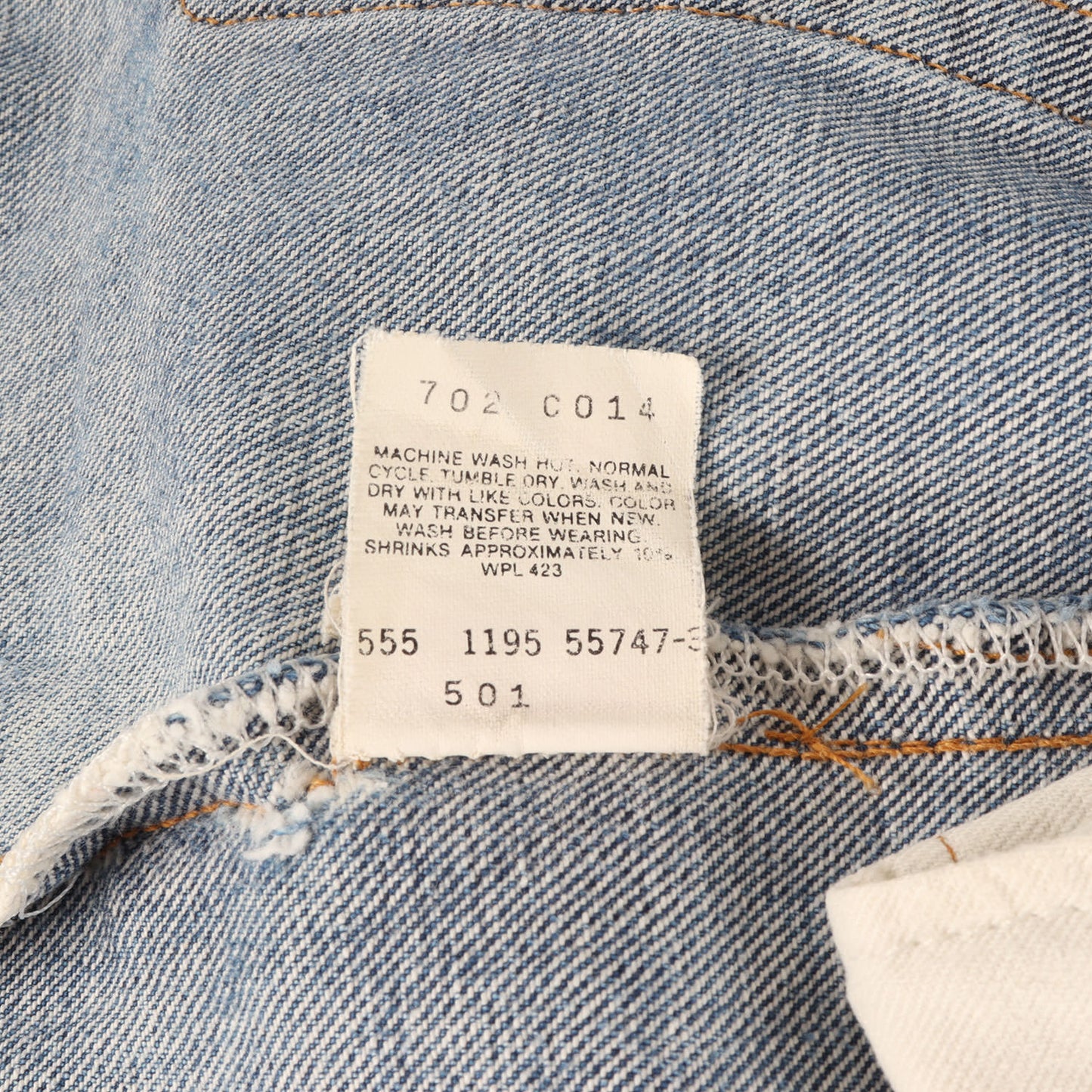 [110周年記念モデル] 90s 501 Big E デニムパンツ / ボタン裏刻印555 バレンシア工場