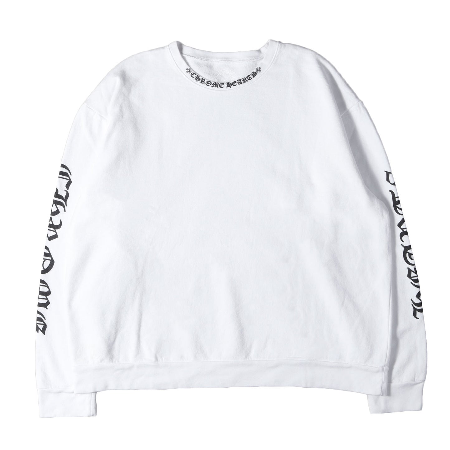 近年モデル ネックロゴ クルーネック スウェット(SWTSHRT PLVR)