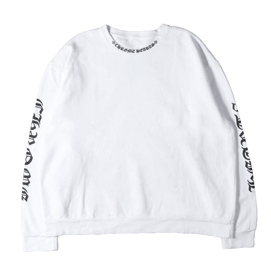 近年モデル ネックロゴ クルーネック スウェット(SWTSHRT PLVR)