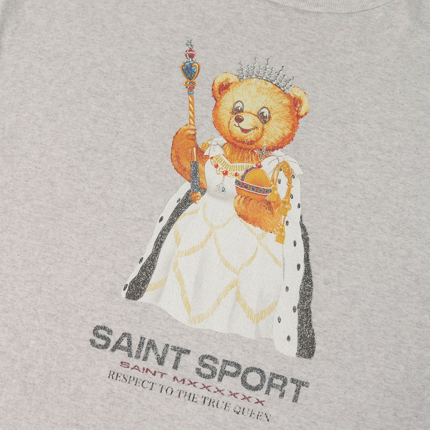 24SS ヴィンテージ加工 グラフィック Tシャツ(SS TEE / TRUE QUEEN)