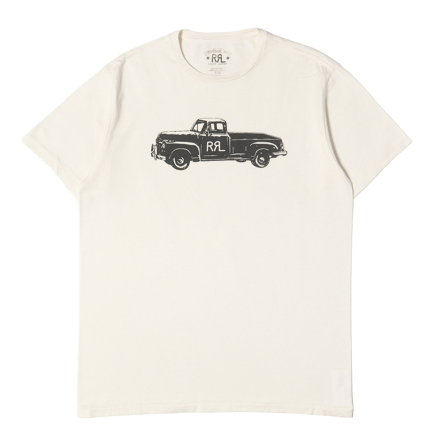 [著名人着用モデル] トラック 染込みプリント Tシャツ
