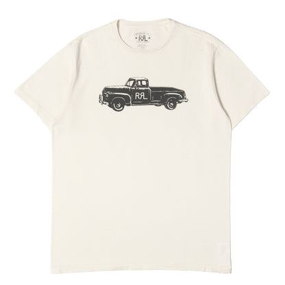 [著名人着用モデル] トラック 染込みプリント Tシャツ