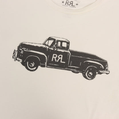 [著名人着用モデル] トラック 染込みプリント Tシャツ