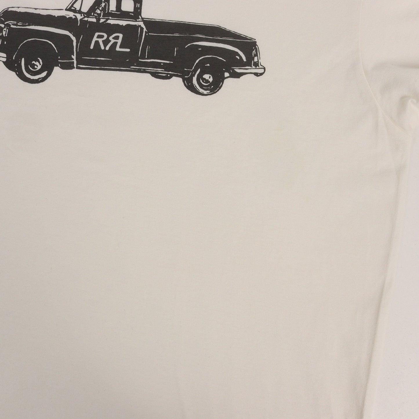 [著名人着用モデル] トラック 染込みプリント Tシャツ
