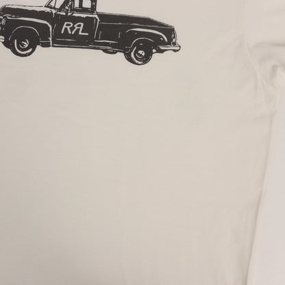 [著名人着用モデル] トラック 染込みプリント Tシャツ