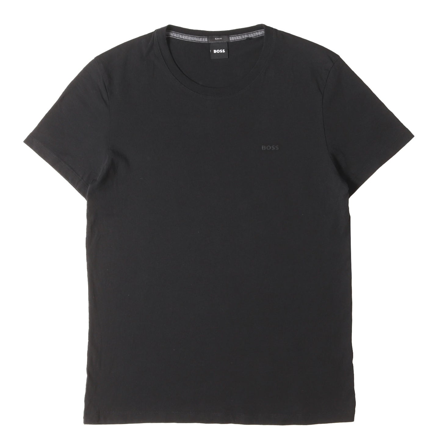 現行タグ ロゴプリント スリムフィット クルーネック Tシャツ