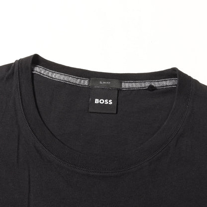現行タグ ロゴプリント スリムフィット クルーネック Tシャツ