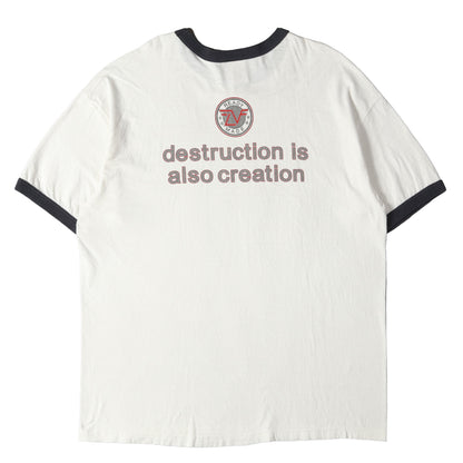 24SS ヴァン・ヘイレンロゴ リンガー Tシャツ(SS T-SHIRT RINGER)