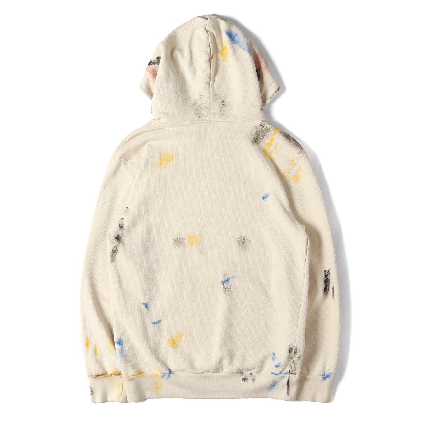 22SS ペイント加工 カレッジロゴ スウェットパーカー(Painted College Hoodie)