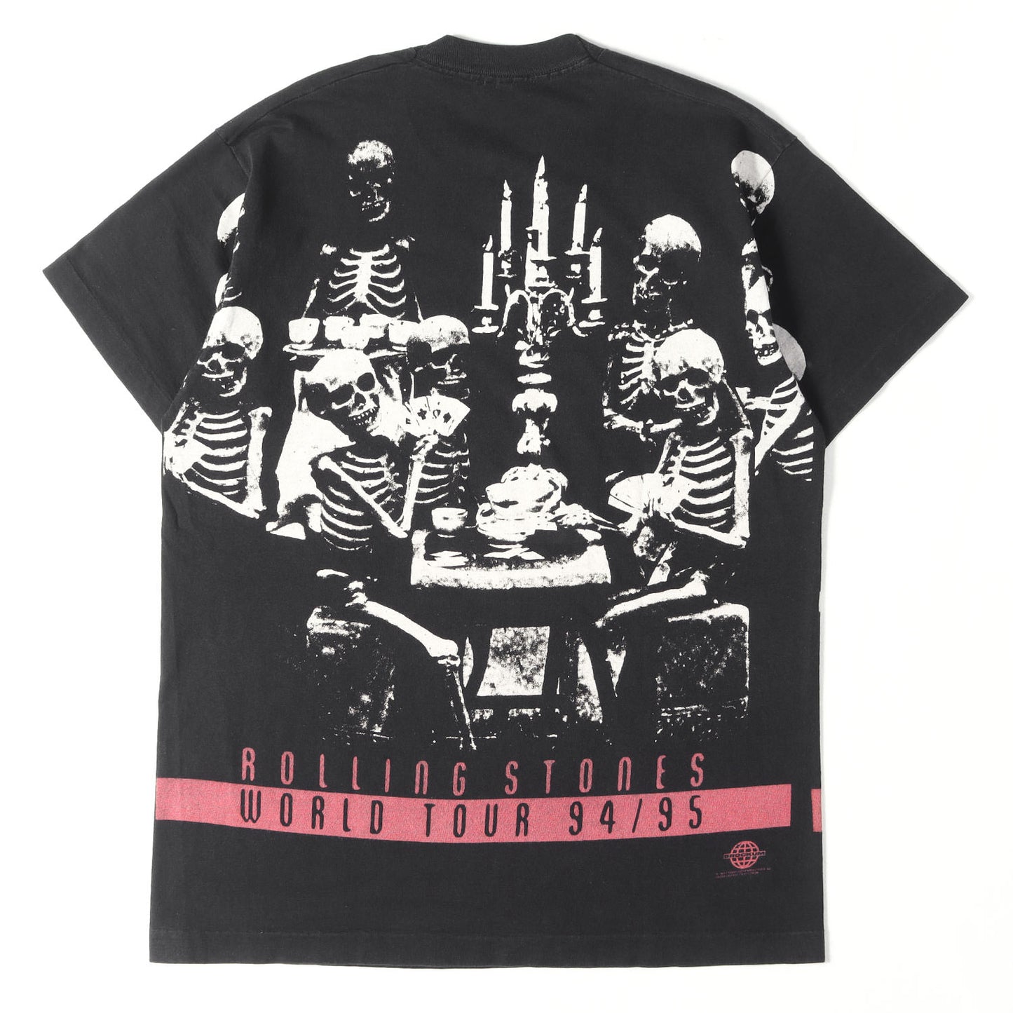 90s The Rolling Stones VOODOO LOUNGE TUOR 94-95 オールオーバー スカル Tシャツ / USA製 FRUIT OF THE LOOM