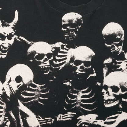 90s The Rolling Stones VOODOO LOUNGE TUOR 94-95 オールオーバー スカル Tシャツ / USA製 FRUIT OF THE LOOM