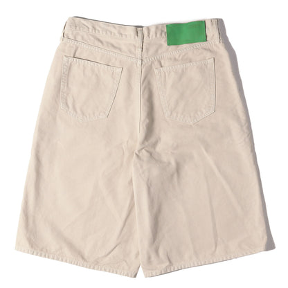 23SS ロゴ刺繍 キャンバス 5ポケット ショーツ(WAVE OFF CANVAS UTILITY Shorts)