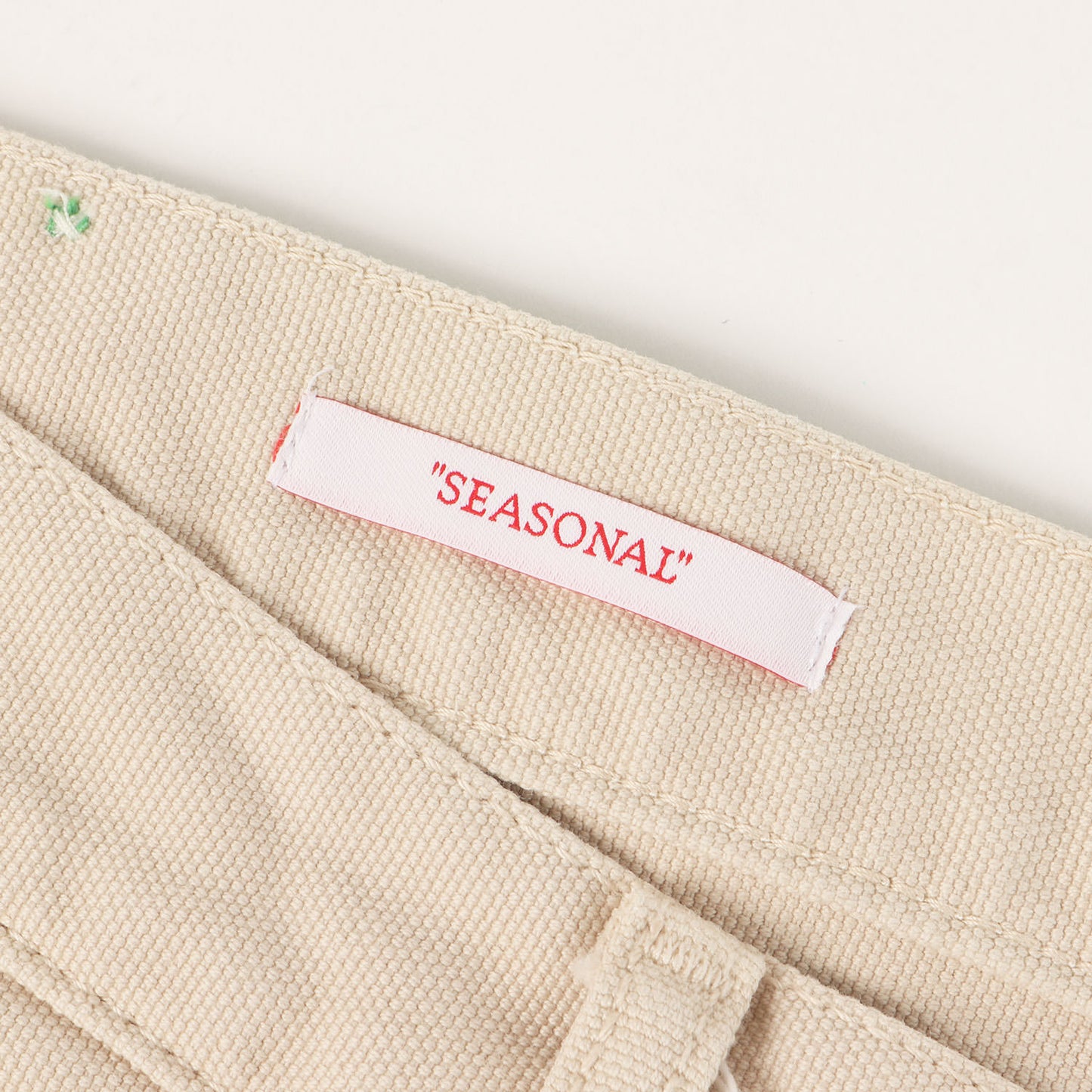 23SS ロゴ刺繍 キャンバス 5ポケット ショーツ(WAVE OFF CANVAS UTILITY Shorts)