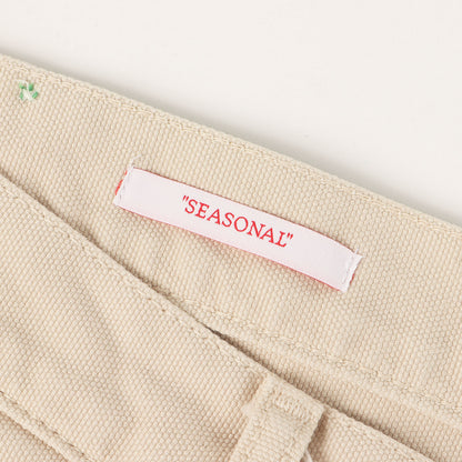 23SS ロゴ刺繍 キャンバス 5ポケット ショーツ(WAVE OFF CANVAS UTILITY Shorts)