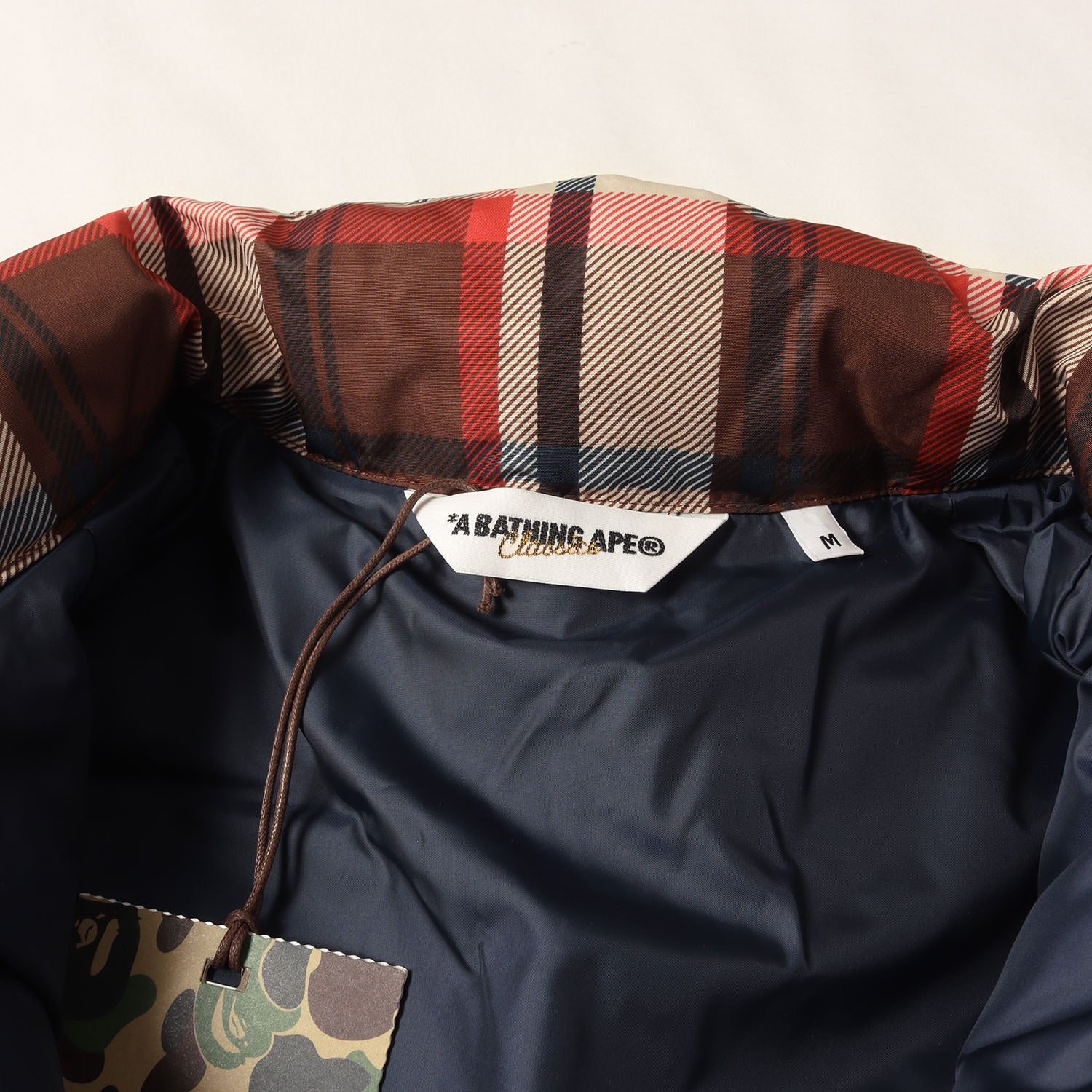 A BATHING APE (ア ベイシング エイプ) ラブジェネチェック柄 ライト