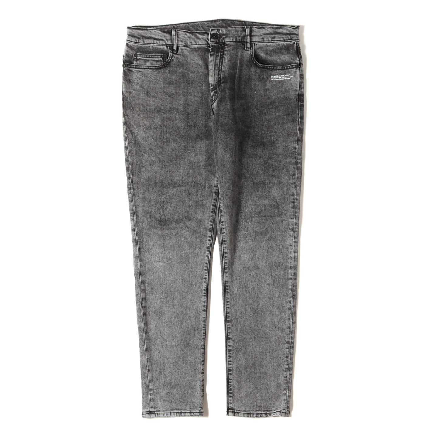 20AW ブリーチ加工 ストレッチ スキニー デニムパンツ