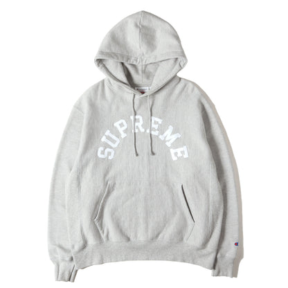 25SS ×Champion アーチロゴ リバースウィーブ スウェットパーカー