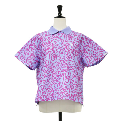 25SS Bio PG SMILE野菜柄 メッシュジャージ ポロシャツ