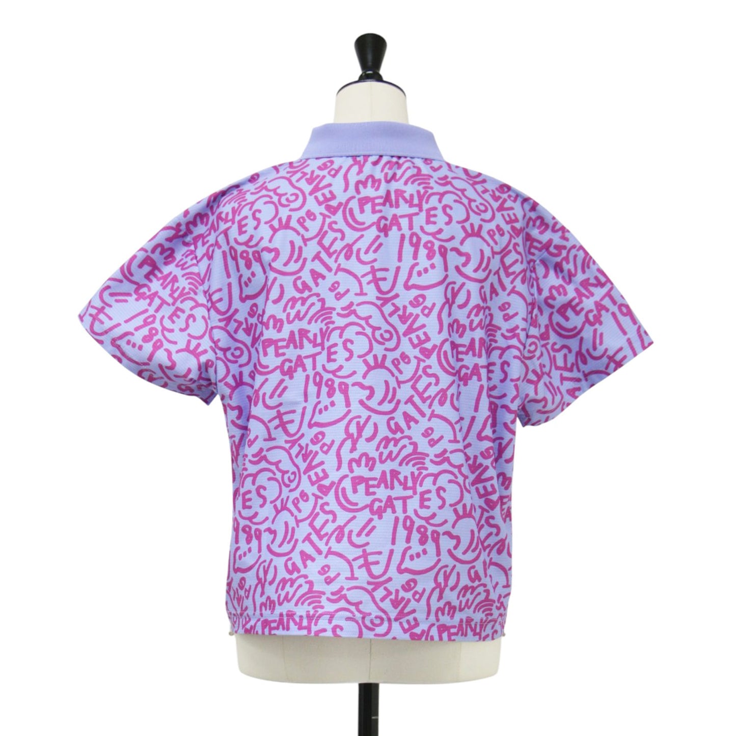 25SS Bio PG SMILE野菜柄 メッシュジャージ ポロシャツ