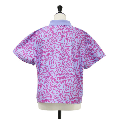 25SS Bio PG SMILE野菜柄 メッシュジャージ ポロシャツ