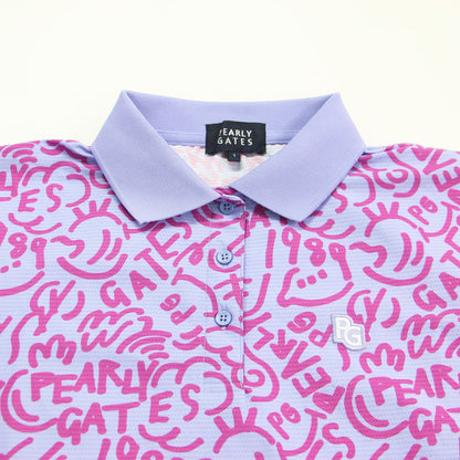 25SS Bio PG SMILE野菜柄 メッシュジャージ ポロシャツ