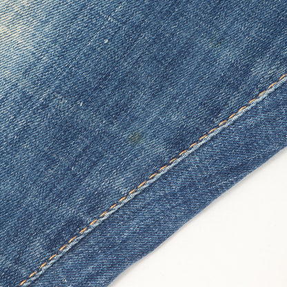 22SS スケーター ダメージリペア加工 ストレッチ デニムパンツ(Skater Jean)