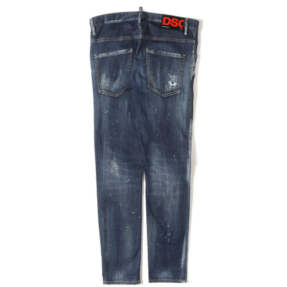 20AW スケーター ダメージリペア&ペイント加工 ストレッチ デニムパンツ(Skater Jean)