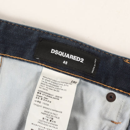 20AW スケーター ダメージリペア&ペイント加工 ストレッチ デニムパンツ(Skater Jean)