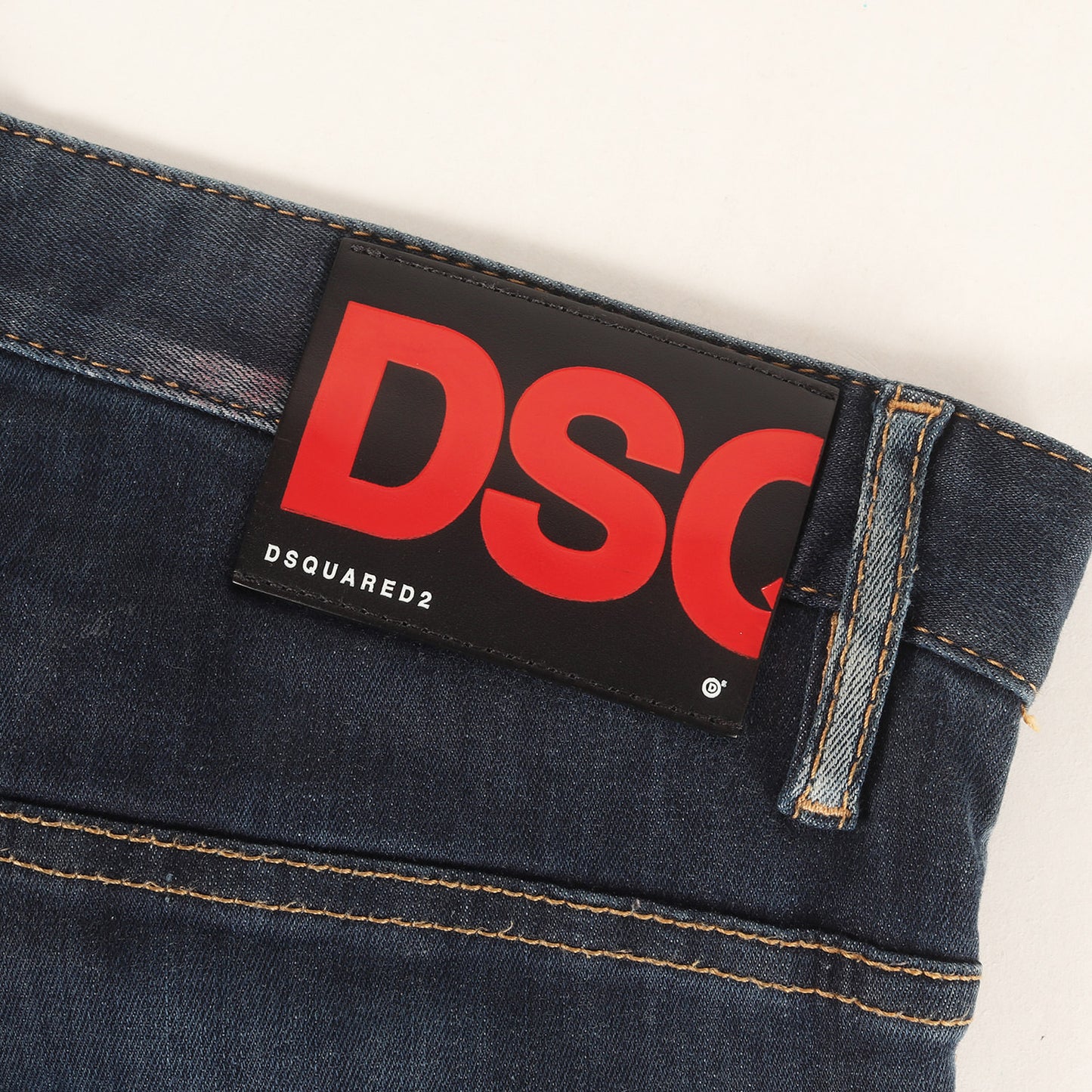 20AW スケーター ダメージリペア&ペイント加工 ストレッチ デニムパンツ(Skater Jean)
