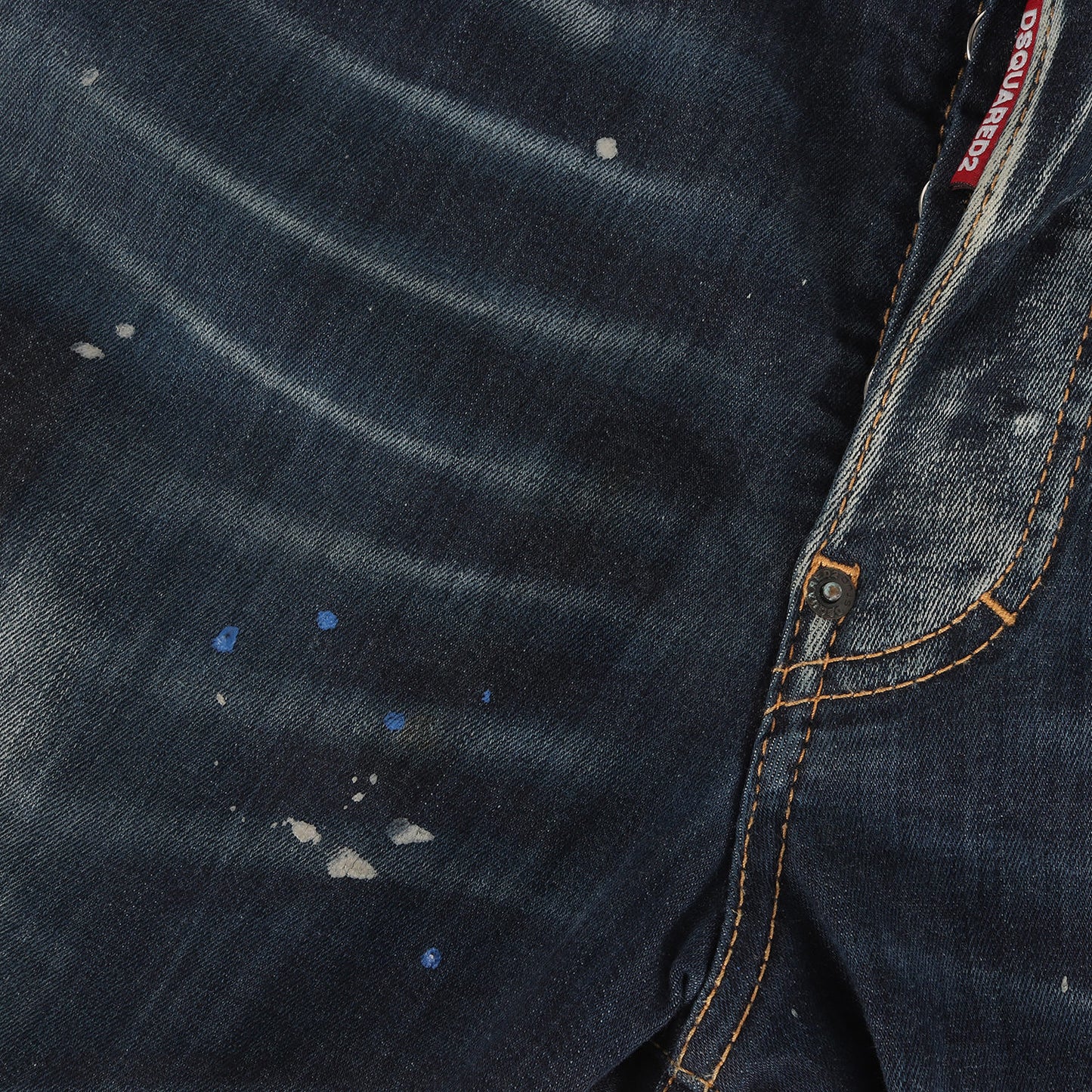 20AW スケーター ダメージリペア&ペイント加工 ストレッチ デニムパンツ(Skater Jean)