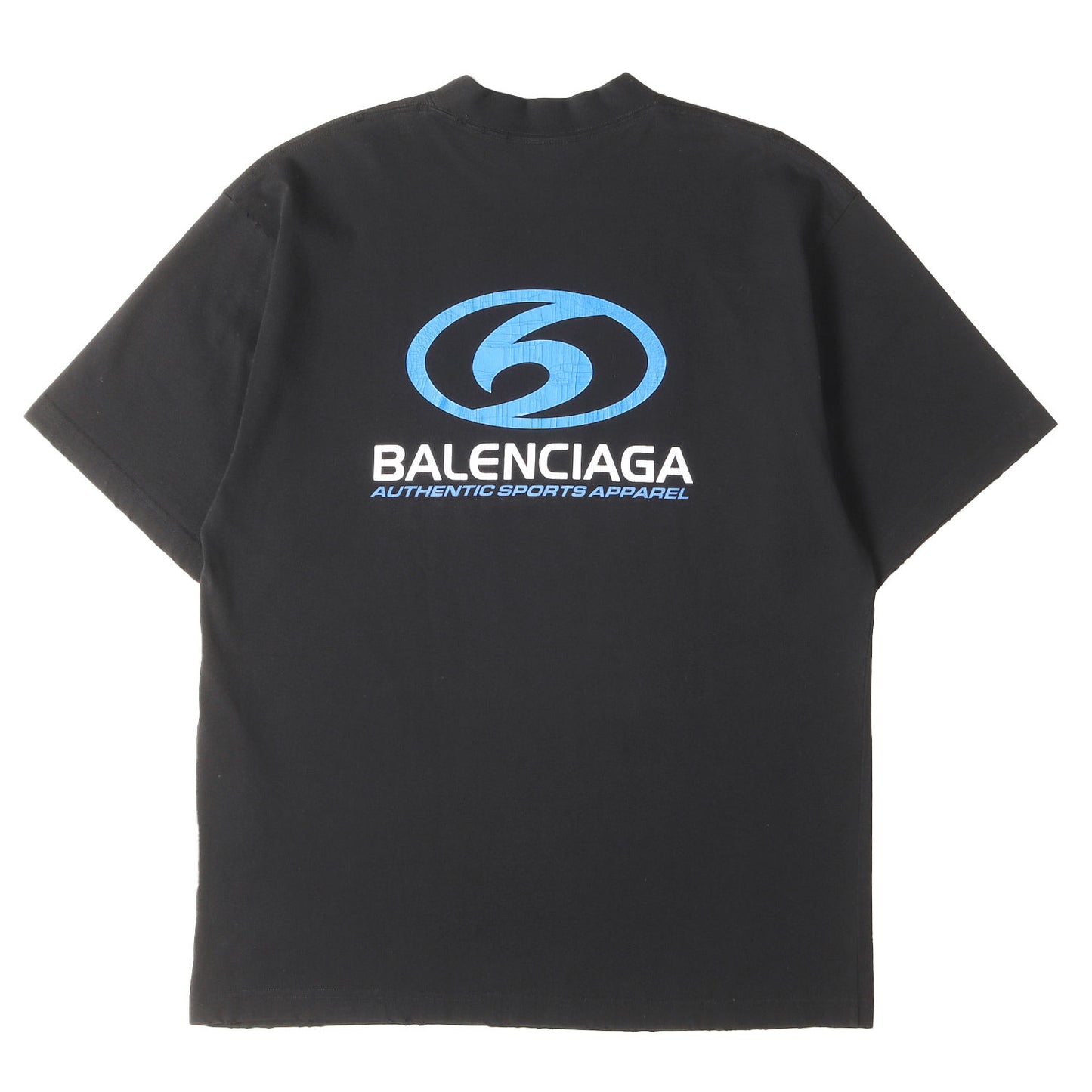 24SS ダメージ加工 グラフィック オーバーサイズ Tシャツ
