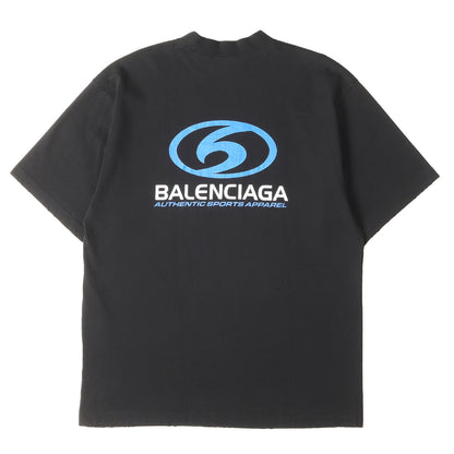 24SS ダメージ加工 グラフィック オーバーサイズ Tシャツ