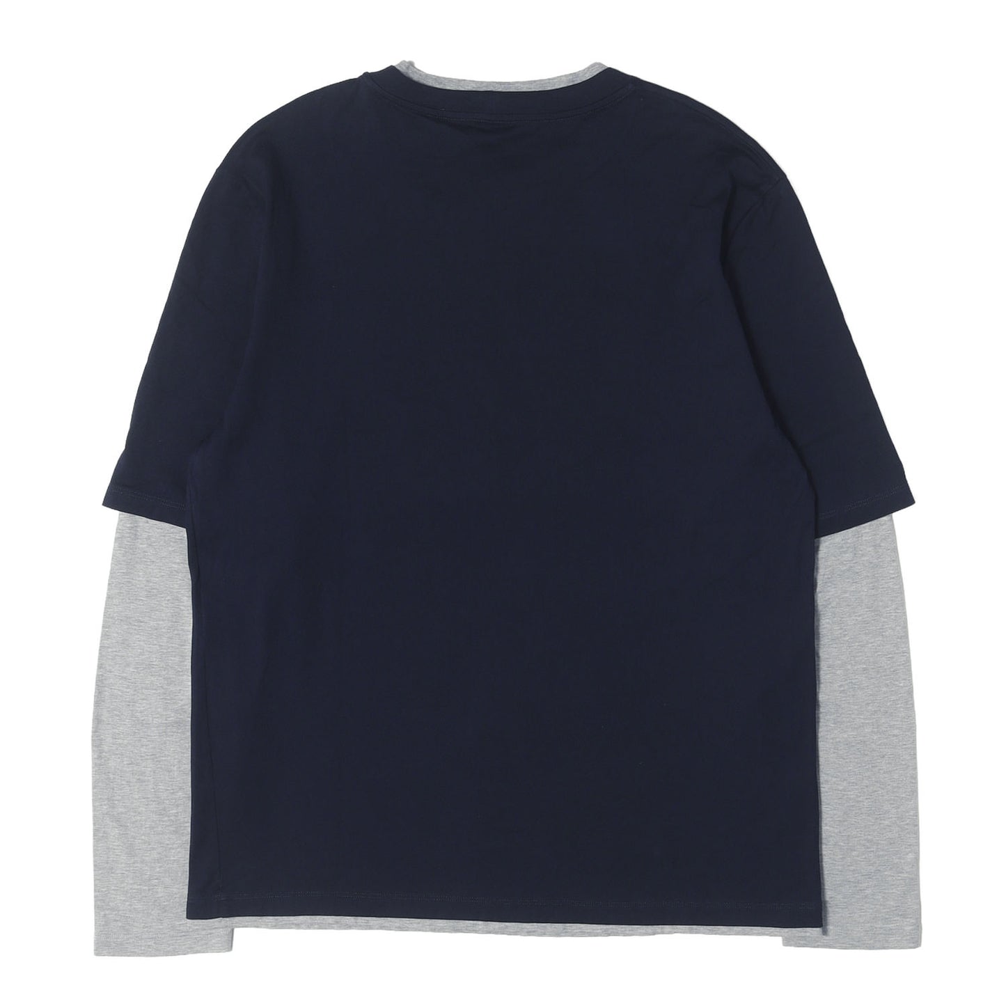 25SS ブランドロゴ レイヤード ロングスリーブ Tシャツ