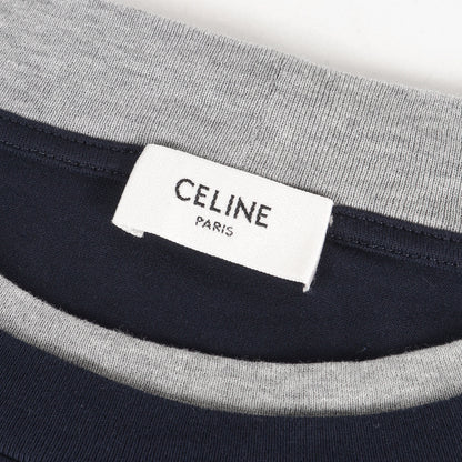 25SS ブランドロゴ レイヤード ロングスリーブ Tシャツ