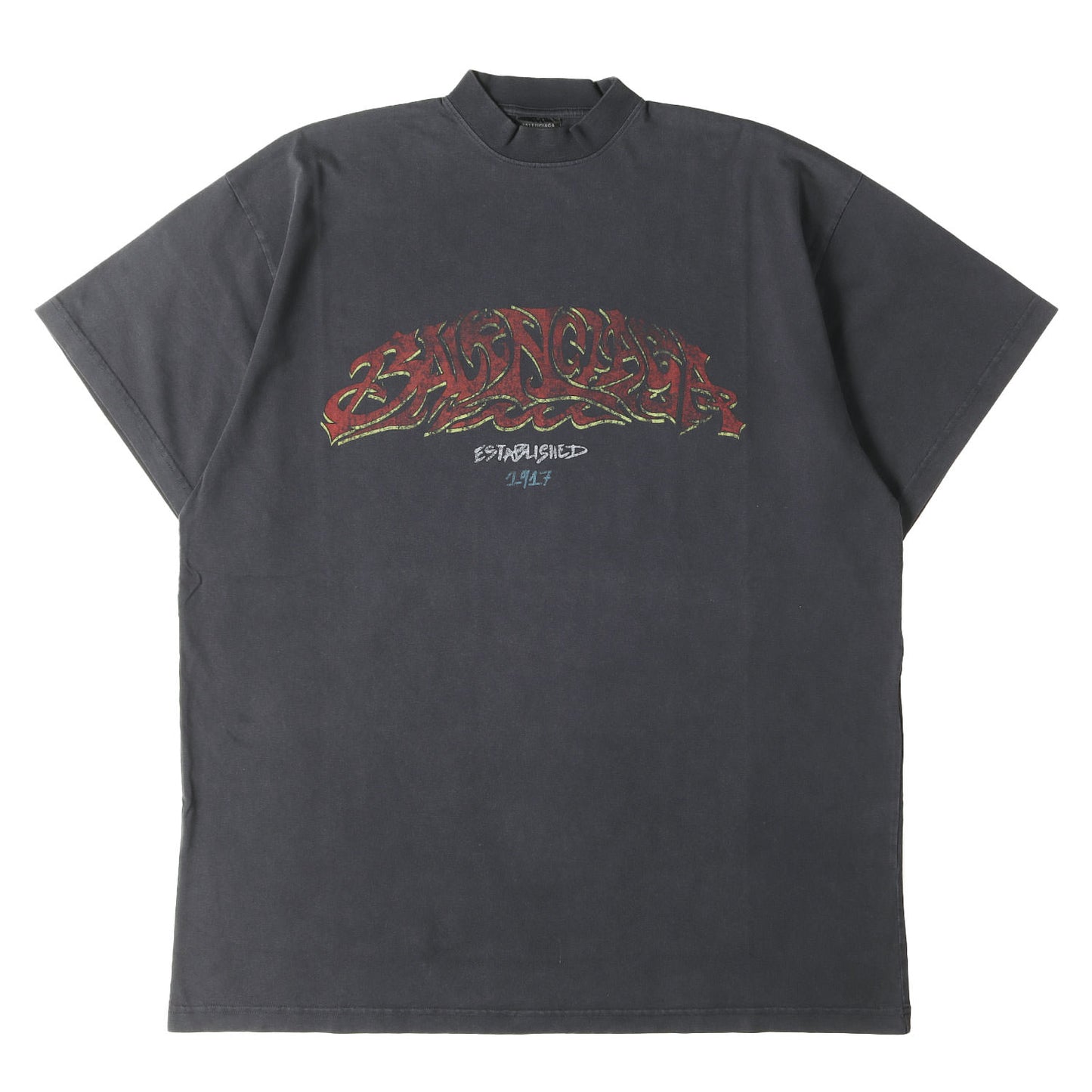 23AW ヴィンテージ加工 グラフィック オーバーサイズ Tシャツ