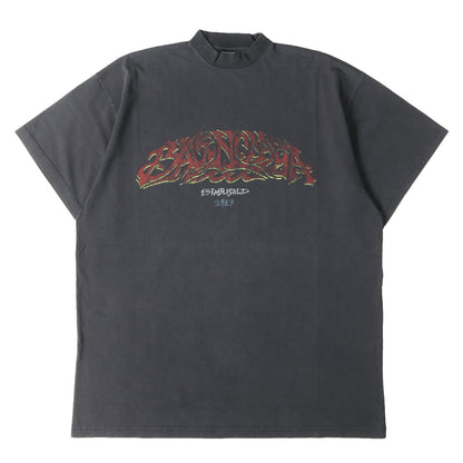 23AW ヴィンテージ加工 グラフィック オーバーサイズ Tシャツ