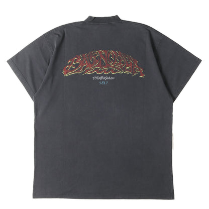 23AW ヴィンテージ加工 グラフィック オーバーサイズ Tシャツ