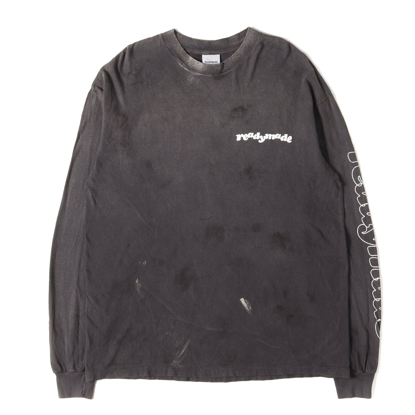 24SS ヴィンテージ加工 ロングスリーブ Tシャツ(LS T DESTRUCTION)