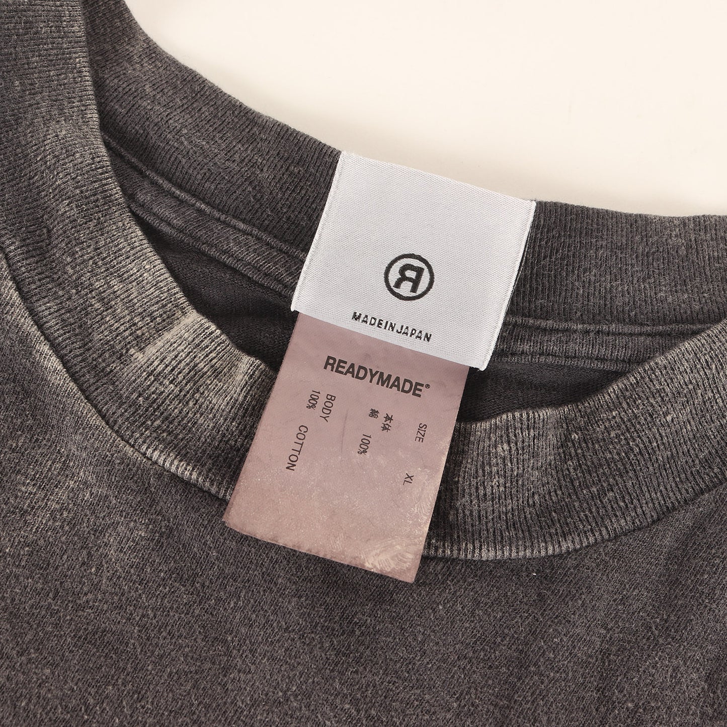24SS ヴィンテージ加工 ロングスリーブ Tシャツ(LS T DESTRUCTION)