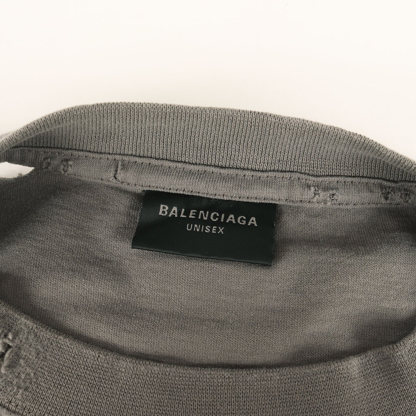 25SS ダメージ加工 HUMAN BEINGロゴ オーバーサイズ Tシャツ