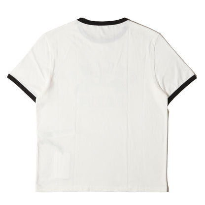 25SS ブランドロゴ フロッキープリント Tシャツ