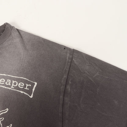 23AW ヴィンテージ加工 キリスト グラフィック Tシャツ(SS TEE / B FOR REAPER)