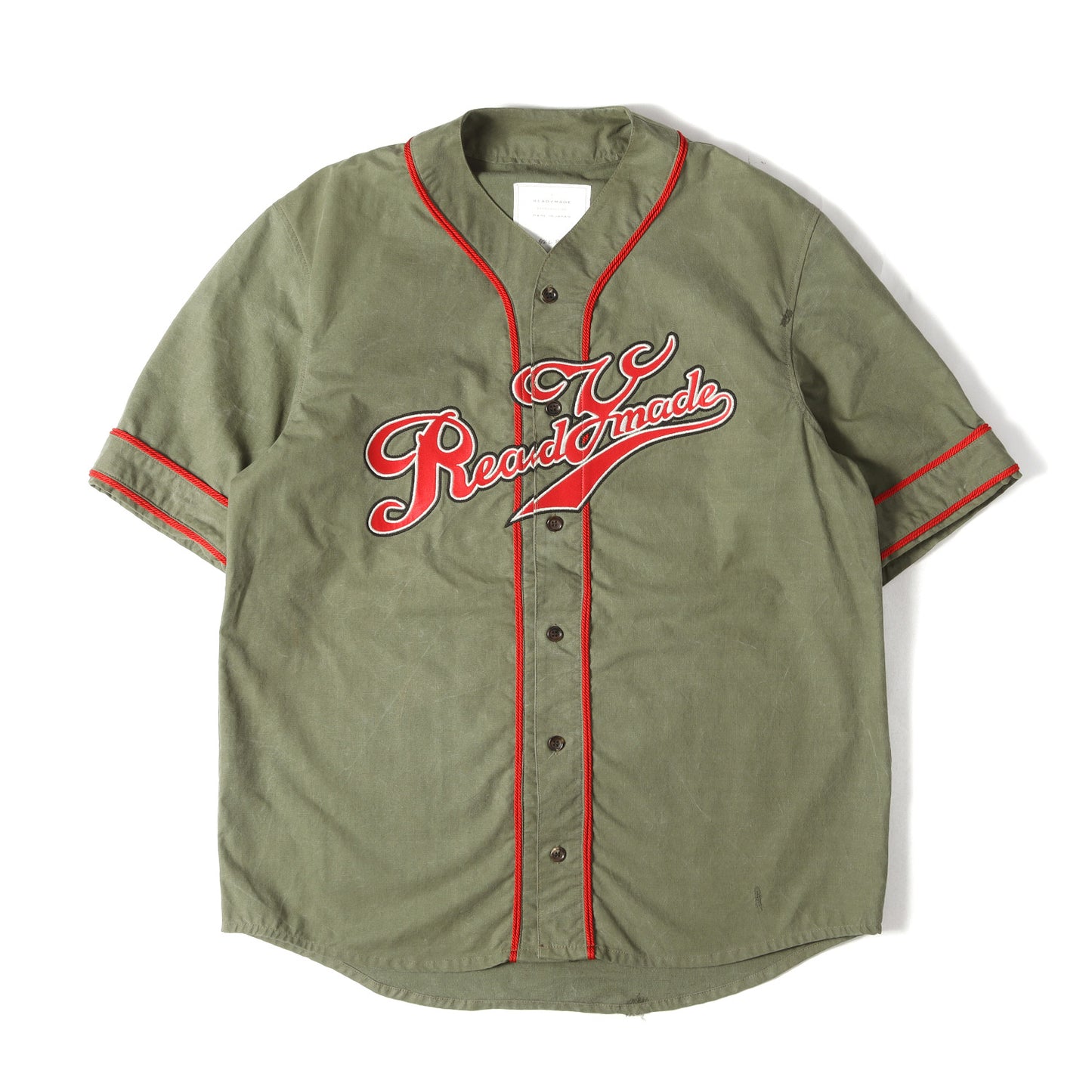 USヴィンテージ テントクロス ベースボールシャツ(BASEBALL SHIRT)