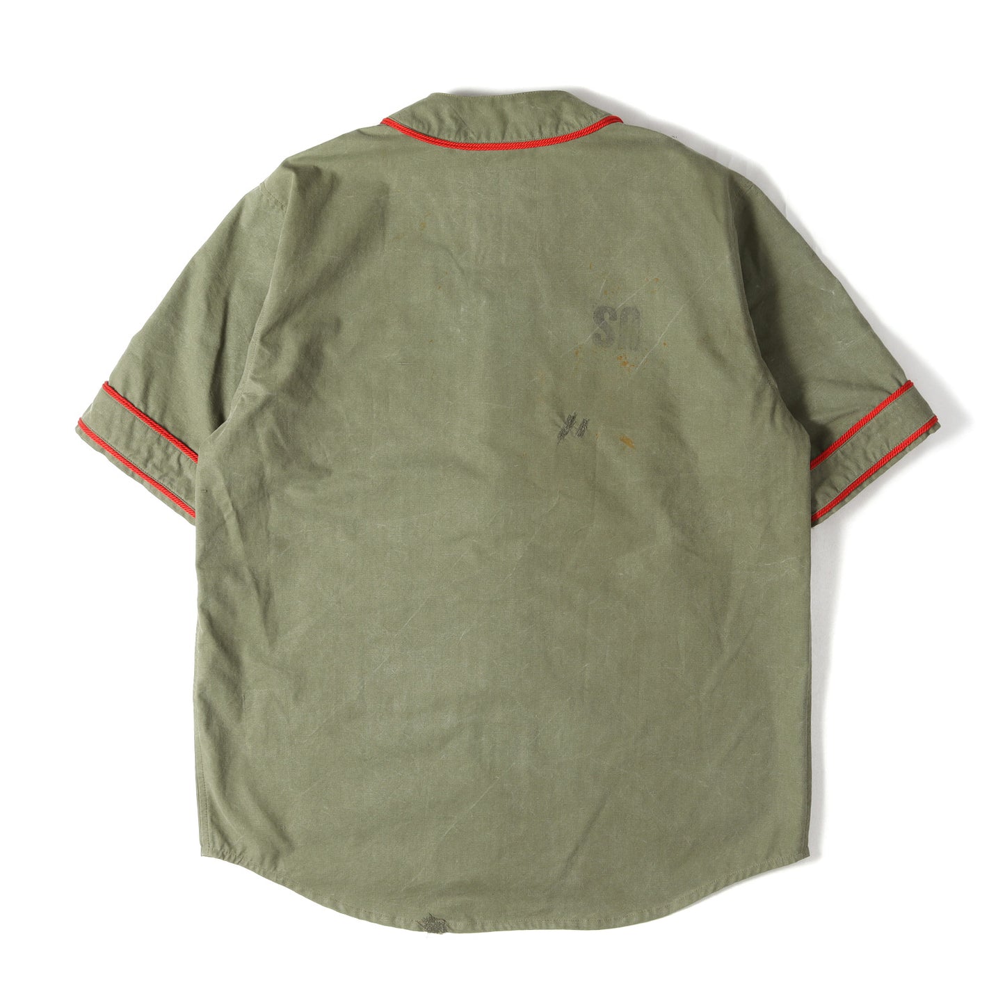 USヴィンテージ テントクロス ベースボールシャツ(BASEBALL SHIRT)