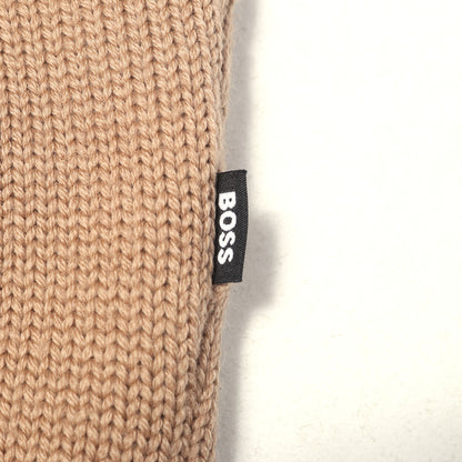 現行タグ 袖ライン ハイネック ウールニット セーター(wool signature stripe sweater)