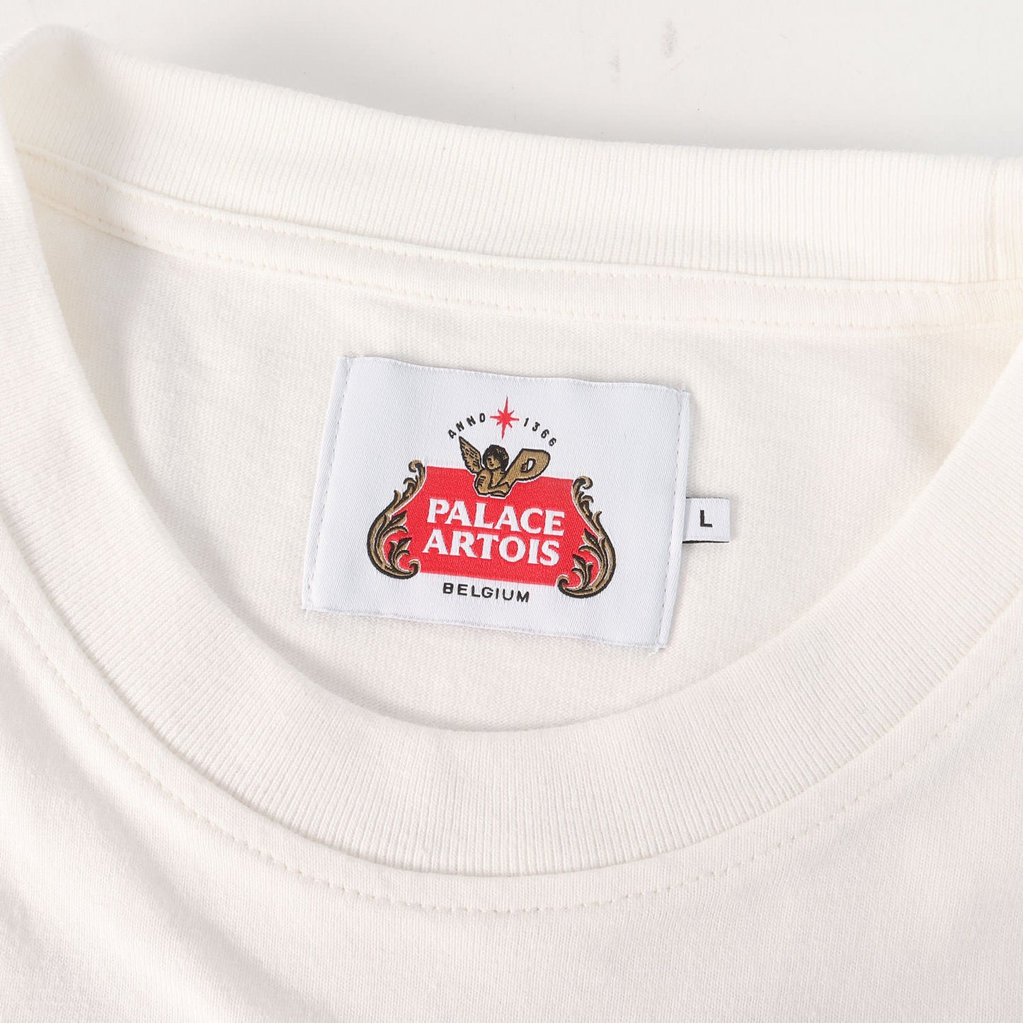 24SS ×Stella Artois ロゴマーク クルーネック Tシャツ(T-SHIRT)