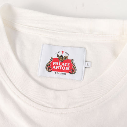 24SS ×Stella Artois ロゴマーク クルーネック Tシャツ(T-SHIRT)
