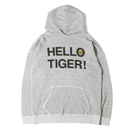 HELLO TIGERロゴ スウェットパーカー