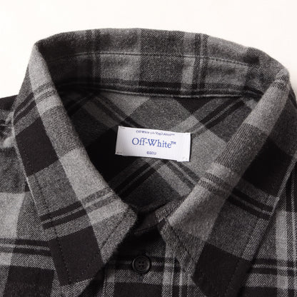 24AW グラフィックプリント チェック フランネルシャツ(Character Check Flann Shirt)