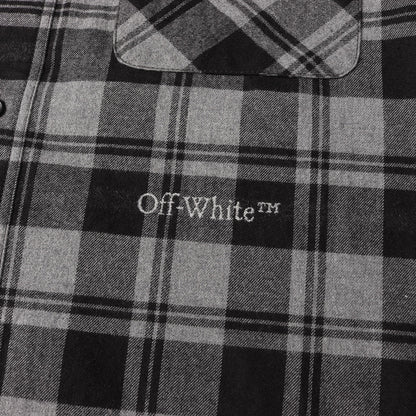 24AW グラフィックプリント チェック フランネルシャツ(Character Check Flann Shirt)